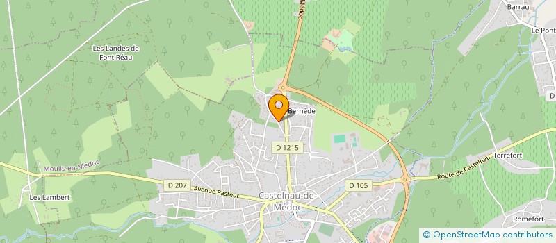 localisation de l'entreprise LACROIX  CASTELNAU-DE-MEDOC