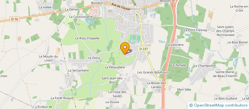 localisation de l'entreprise LACROIX AUDITION à HERIC