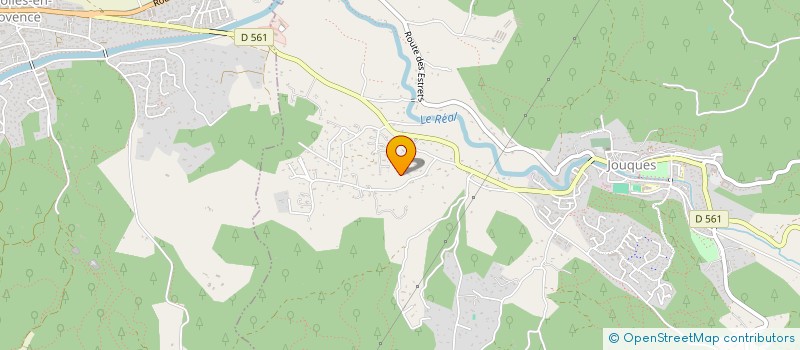 localisation de l'entreprise LACROIX CONSTRUCTION INGENIERIE  JOUQUES