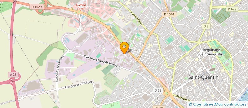 localisation de l'entreprise LACROIX DISTRIBUTION à SAINT-QUENTIN