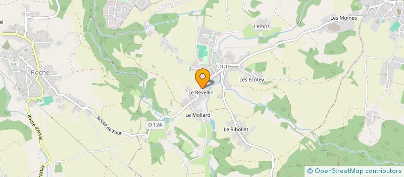 localisation de l'entreprise LACROIX DU BONHOMME  FOUR