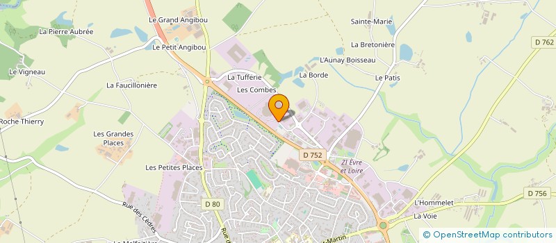 localisation de l'entreprise LACROIX ELECTRONICS à BEAUPREAU-EN-MAUGES