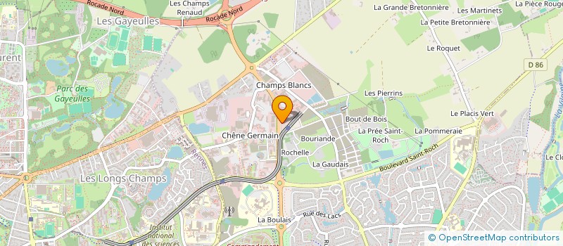 localisation de l'entreprise LACROIX ELECTRONICS CESSON  CESSON-SEVIGNE