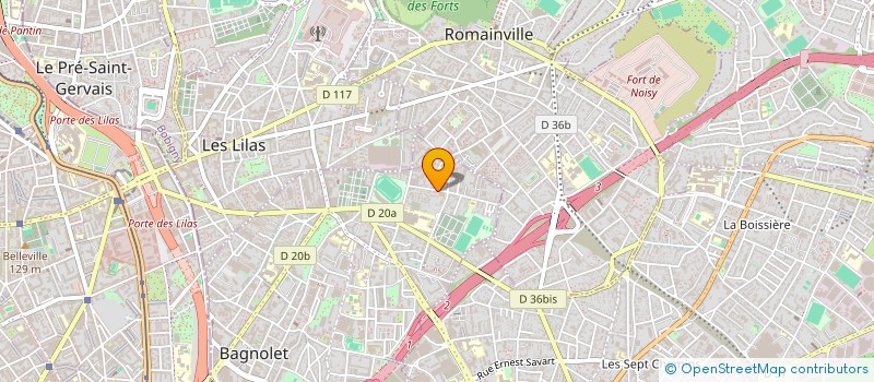 localisation de l'entreprise LACROIX GEORGES LACROIX ALAIN à BAGNOLET
