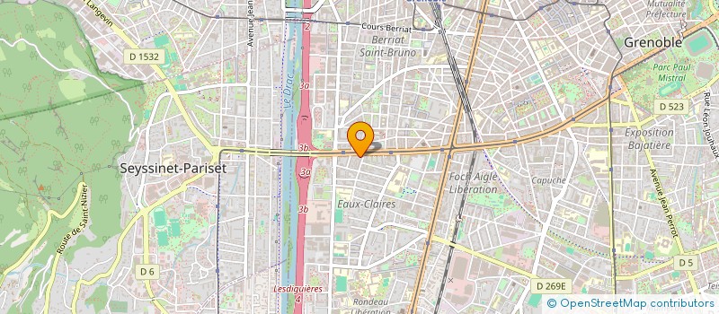 localisation de l'entreprise LACROIX MULTIER  GRENOBLE