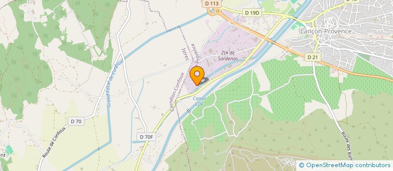 localisation de l'entreprise LACROIX NETTOYAGE  LANCON-PROVENCE