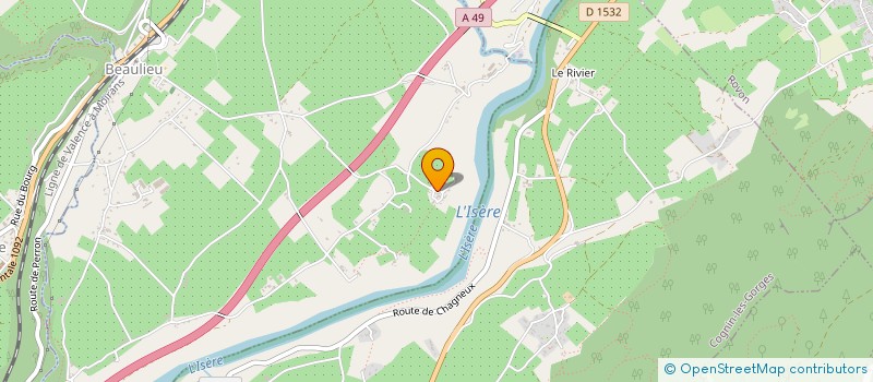 localisation de l'entreprise LACROIX REGIS à BEAULIEU