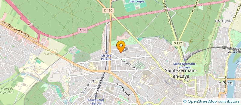 localisation de l'entreprise LACROIX SAE IMMOBILIER  SAINT-GERMAIN-EN-LAYE