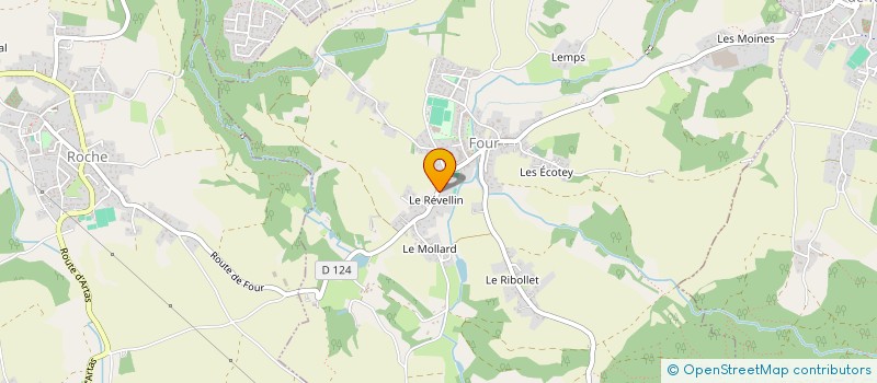 localisation de l'entreprise LACROIX SAINT-DIDIER  FOUR