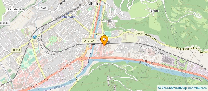 localisation de l'entreprise LACROIX SPORTS à SAINT-MARTIN-D'HERES