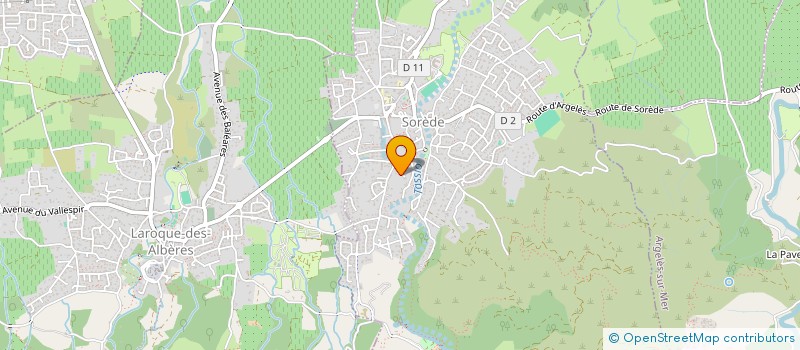 localisation de l'entreprise LACROSSE SPORTS EQUESTRES  SOREDE