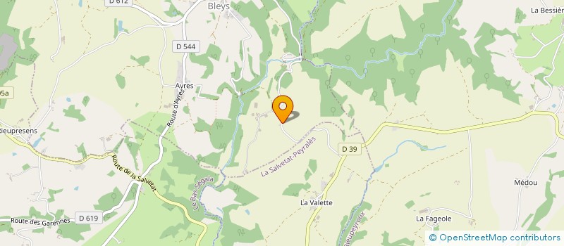 localisation de l'entreprise LACROUS PHOTOVOLTAIQUE  LA CAPELLE-BLEYS