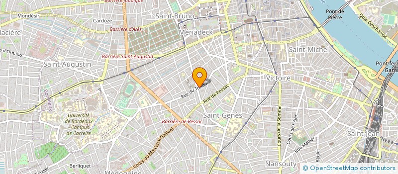 localisation de l'entreprise LACROUTS MASSICAULT à BORDEAUX