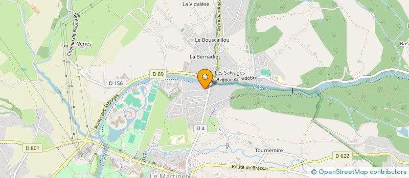 localisation de l'entreprise LACROUX CLAUDINE à CASTRES