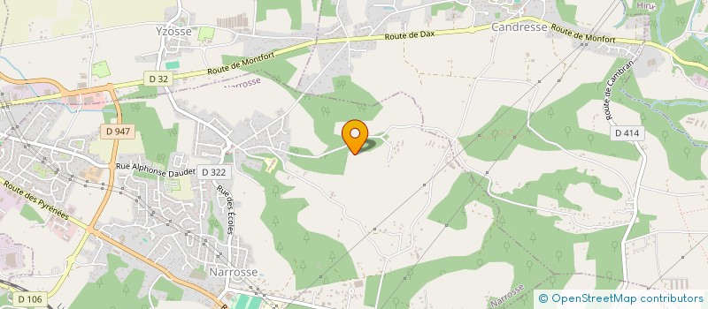 localisation de l'entreprise LACROUZADE*  NARROSSE