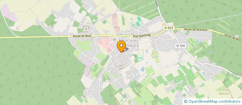 localisation de l'entreprise LACS  MONT-PRES-CHAMBORD