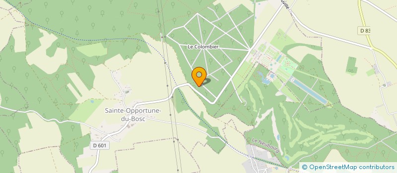 localisation de l'entreprise LACS  STE OPPORTUNE DU BOSC