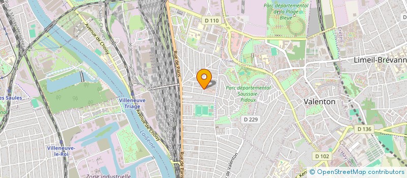 localisation de l'entreprise LACS  VILLENEUVE-SAINT-GEORGES