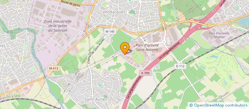 localisation de l'entreprise LACS BLANCS à SAINT-AUNES