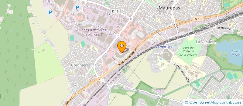 localisation de l'entreprise LACT à COIGNIERES