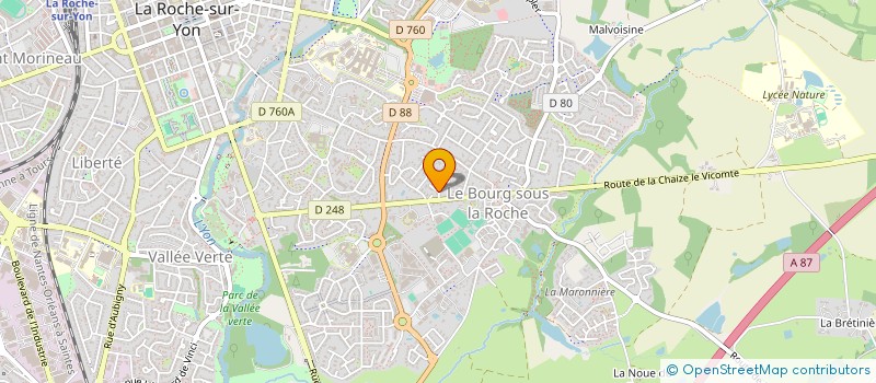 localisation de l'entreprise LACT à LA ROCHE-SUR-YON