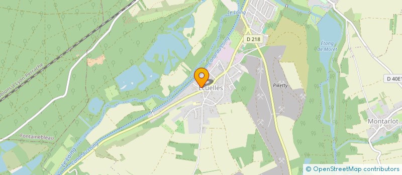 localisation de l'entreprise LACT77  MORET-LOING-ET-ORVANNE