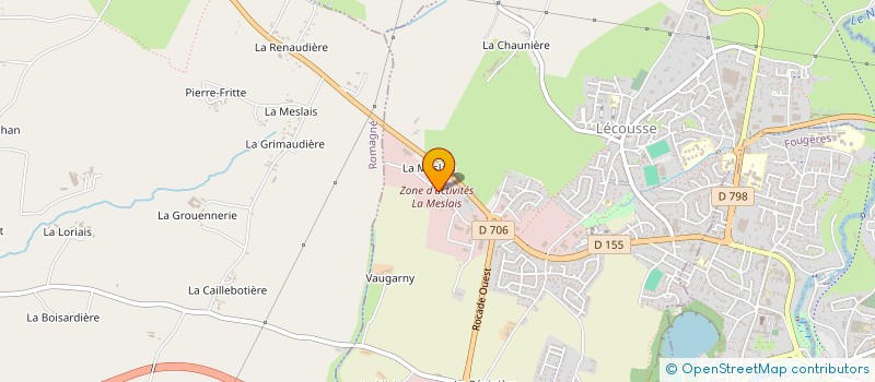 localisation de l'entreprise LACTEUS  LECOUSSE