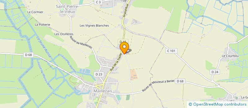 localisation de l'entreprise LACTICARE à MAILLEZAIS