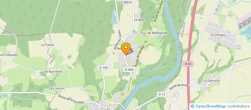 localisation de l'entreprise LACTOCOL à SAINT-NABORD
