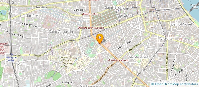localisation de l'entreprise LACTOSOL à BORDEAUX