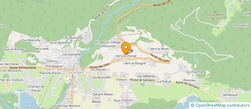 localisation de l'entreprise LACUITE  MORILLON