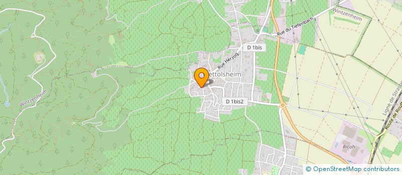 localisation de l'entreprise LACUS  BENNWIHR