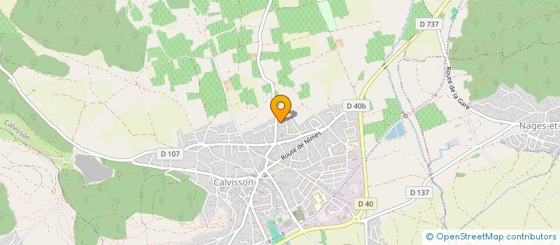 localisation de l'entreprise LACY  CALVISSON