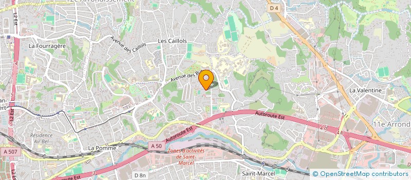 localisation de l'entreprise LACYDON PRESSE à MARSEILLE