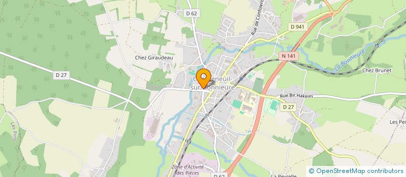 localisation de l'entreprise LACYR  CHASSENEUIL-SUR-BONNIEURE