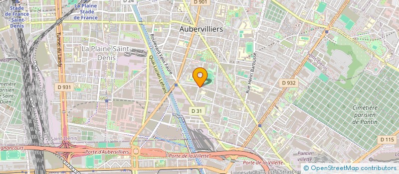 localisation de l'entreprise LAD 08  AUBERVILLIERS