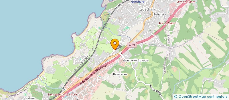 localisation de l'entreprise LAD  SAINT-JEAN-DE-LUZ