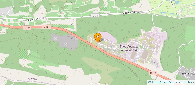 localisation de l'entreprise LAD CARPENTRAS  BRIGNOLES