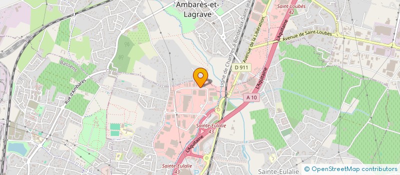 localisation de l'entreprise LAD RESEAUX à CARBON-BLANC
