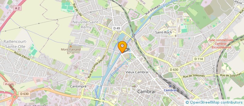 localisation de l'entreprise LADA  CAMBRAI