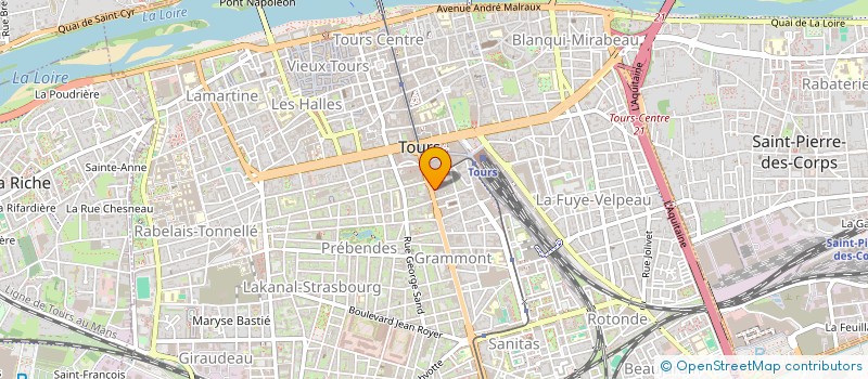 localisation de l'entreprise LADA  TOURS