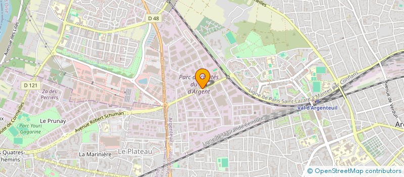 localisation de l'entreprise LADA INTERNATIONAL à ARGENTEUIL