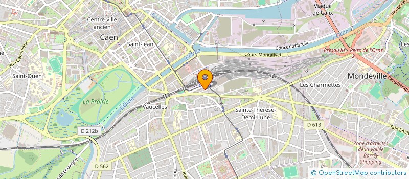 localisation de l'entreprise LADACORE à CAEN