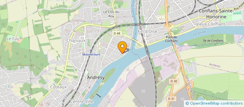 localisation de l'entreprise LADAJE  ANDRESY