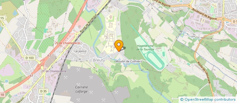 localisation de l'entreprise LADAN INVESTISSEMENTS A.L  LA COURONNE