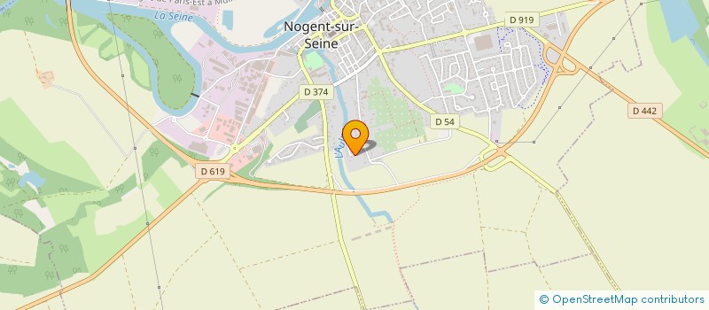 localisation de l'entreprise LADAUGE INDIVISION  NOGENT-SUR-SEINE