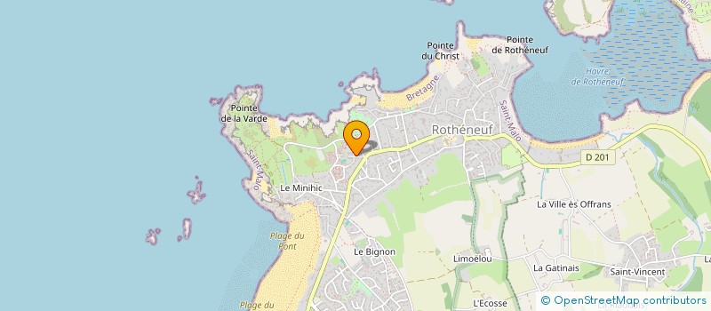 localisation de l'entreprise LADAVI  SAINT-MALO