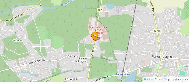 localisation de l'entreprise LADC EYSINES  LE PIAN-MEDOC