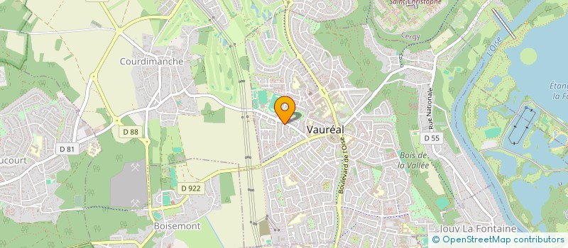 localisation de l'entreprise LADCI à VAUREAL