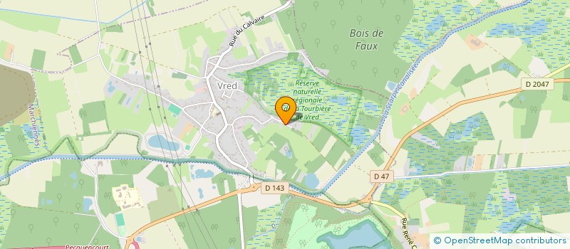 localisation de l'entreprise LADE  VRED